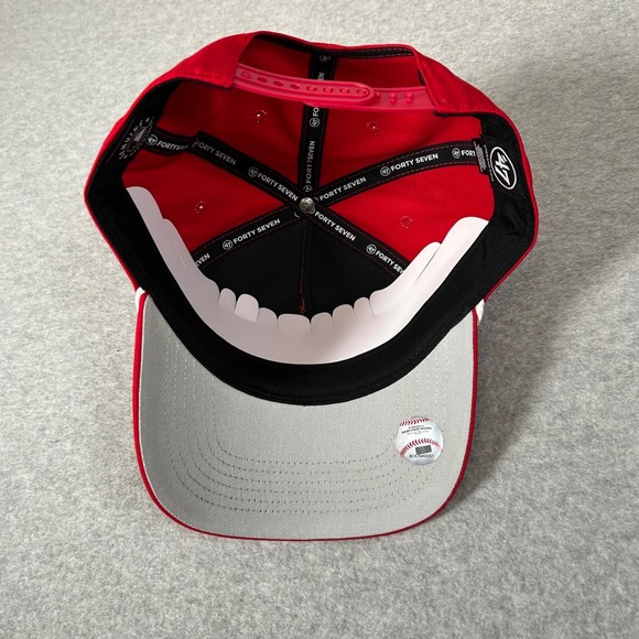 47 Brand Philadelphia Phillies Hat OSFA Red Rope Hat Adjustable SnapBack MLB NEW - Picture 6 of 6